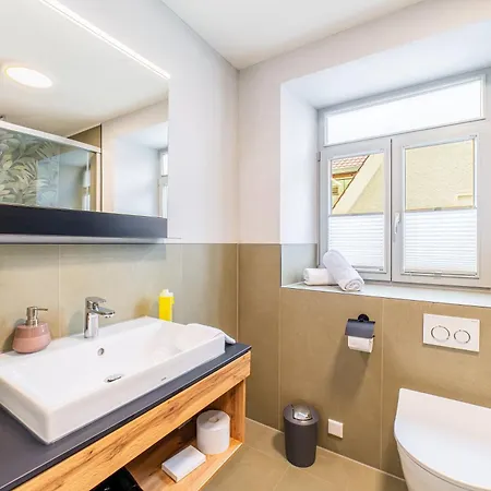 Gaestehaus Hopfenperle Ξενοδοχείο με διαμερίσματα
