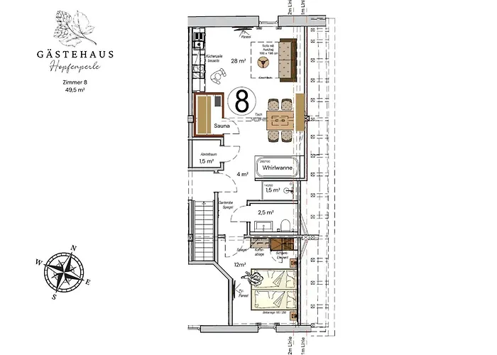 Gaestehaus Hopfenperle Apartmán Spalt